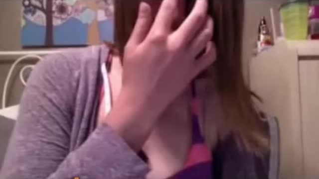 Nerdy teen big breast